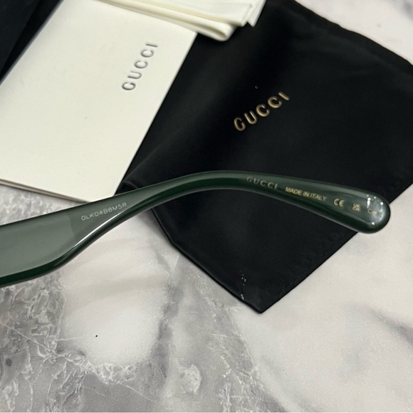 GUCCI Sherry Line Black Frame Oversized Sunglasses - Picture 9 of 11